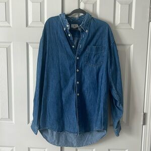J.Crew lightweight, button-down, jean shirt